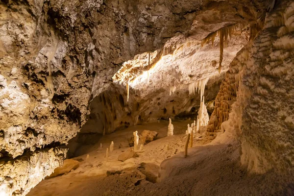 Beautiful View Frasassi Caves Grotte Frasassi Huge Karst Cave System —  Fotos de Stock