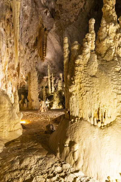 Beautiful View Frasassi Caves Grotte Frasassi Huge Karst Cave System — Foto de Stock