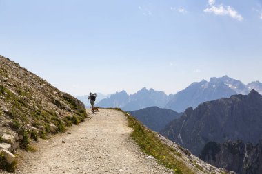 The Three Peaks of Lavaredo, symbol of the Dolomites in South Tyrol. Italy