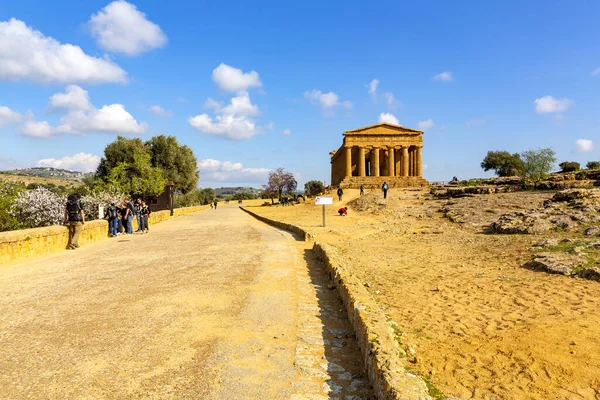Temple Concordia Agrigento Valley Temples Archaeological Park — 스톡 사진