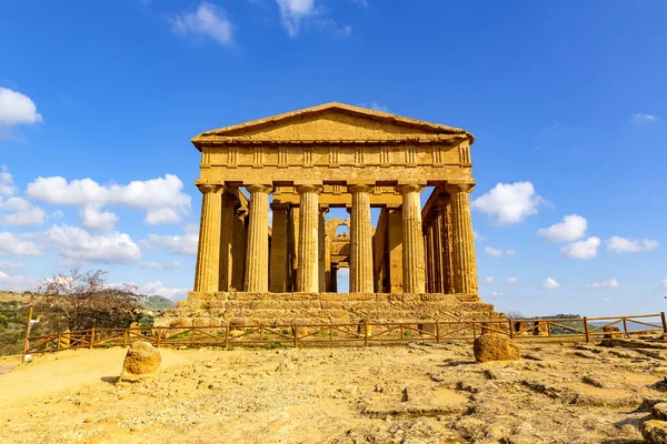 Temple Concordia Agrigento Valley Temples Archaeological Park - Stock-foto