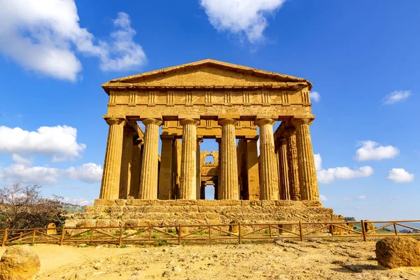 Temple Concordia Agrigento Valley Temples Archaeological Park — Stockfoto