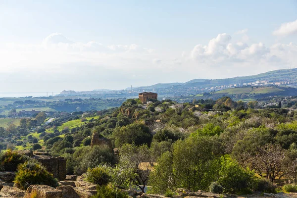 Temple Concordia Agrigento Valley Temples Archaeological Park — ストック写真
