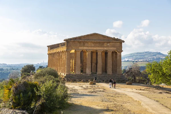 Concordia Tapınağı Agrigento Tapınaklar Vadisi Arkeoloji Parkı — Stok fotoğraf