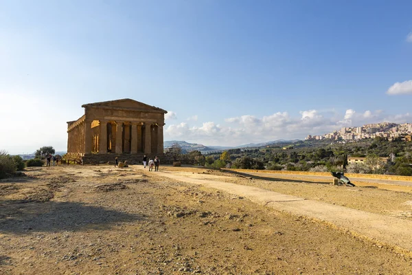 Temple Concordia Agrigento Valley Temples Archaeological Park — Stok fotoğraf