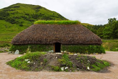 Glencoe doğa koruma alanının güzel manzarası, İskoçya