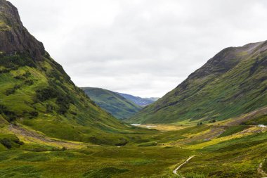 Glencoe Vadisi 'nin güzel manzarası, İskoçya' nın en büyüleyici yerlerinden biri.