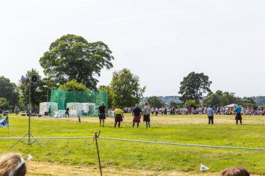 PERT, SCOTLAND 2022, 14 Ağustos: Perth, Scotlend 'de İskoç spor ve jimnastik etkinlikleri festivali