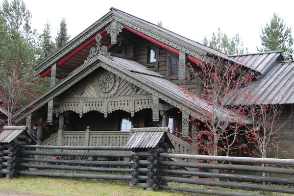 Старий Російський Будинок Околицях — стокове фото
