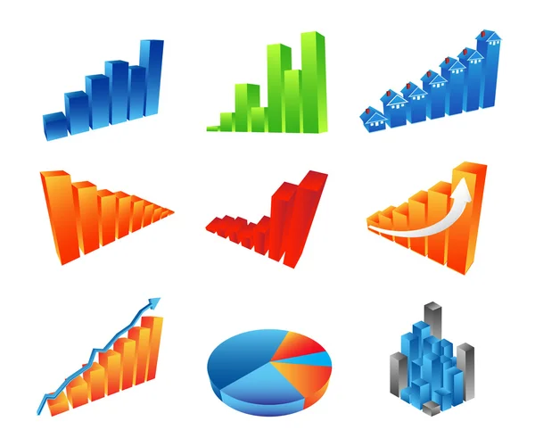 Gráfico — Vetor de Stock