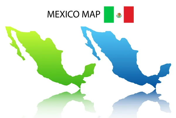 Mapa mexicano — Vector de stock