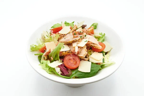 Salad Chicken Vegetables — Stock Photo, Image