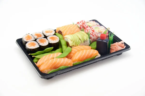 Sushi Bacchette Giappone Cibo — Foto Stock