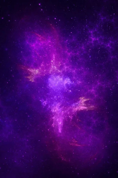 Nebulosa Galaxias Espacio Fondo Abstracto Del Cosmos —  Fotos de Stock