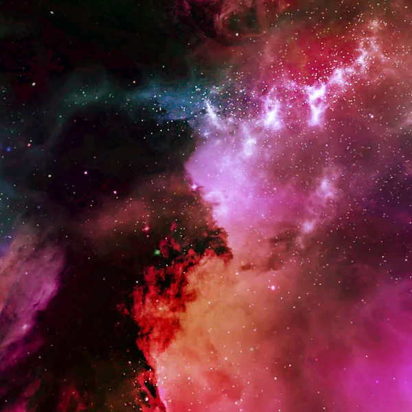 Nebulosa Cúmulo Estrellas Espacio Profundo Arte Ciencia Ficción — Foto de Stock