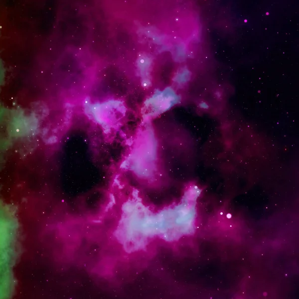 Nebulosa Ammasso Stelle Nello Spazio Profondo Arte Fantascientifica — Foto Stock
