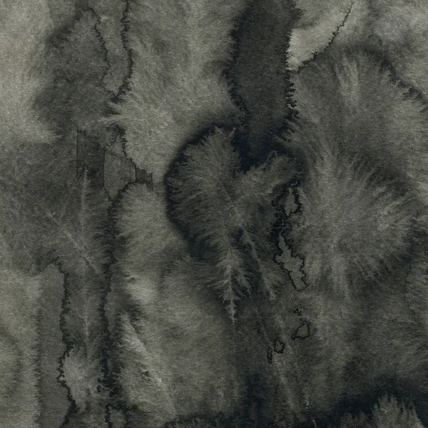 Абстрактная Текстура Черной Смешанной Краской — стоковое фото