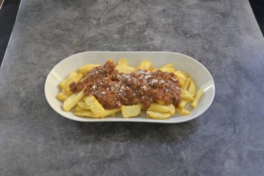 Çeşitli Amerikan yemekleri.