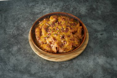 Çeşitli Amerikan yemekleri.