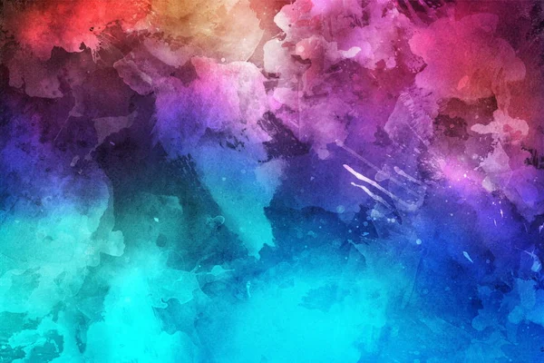 Watercolor Texture Background Colorful Splash — Stock Photo, Image