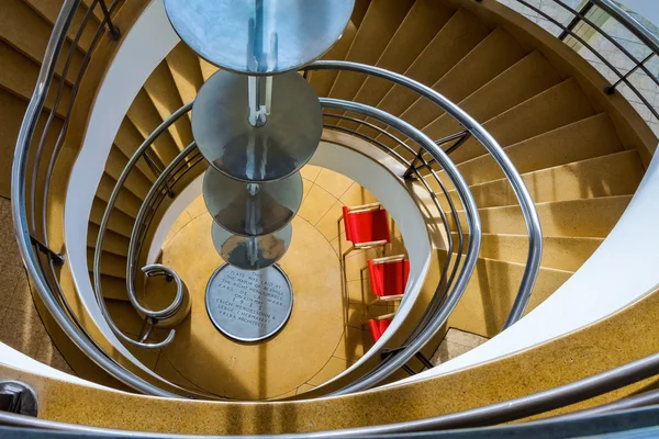 Treppe im de la warr Pavillon — Stockfoto