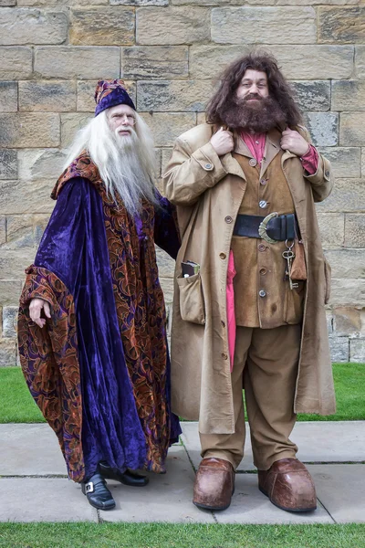 Hagrid ve dumbledore alnwick castle adlı gerçekleştirme