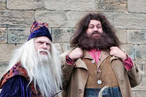 Hagrid ve dumbledore alnwick castle adlı gerçekleştirme