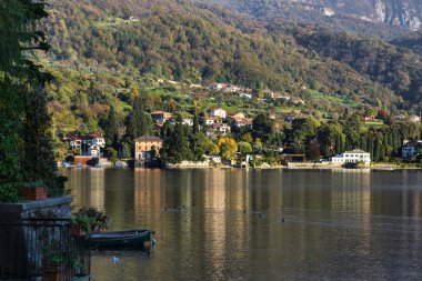 como Gölü'nün doğal görünümünden mandello del lario