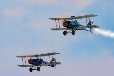 SE5A x 2 (büyük savaş ekibi) hava ekran biggin hill airshow