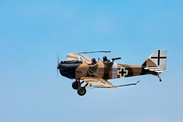 Junkers cl1 (första världskriget team) aerial display på biggin hill airsh — Stockfoto