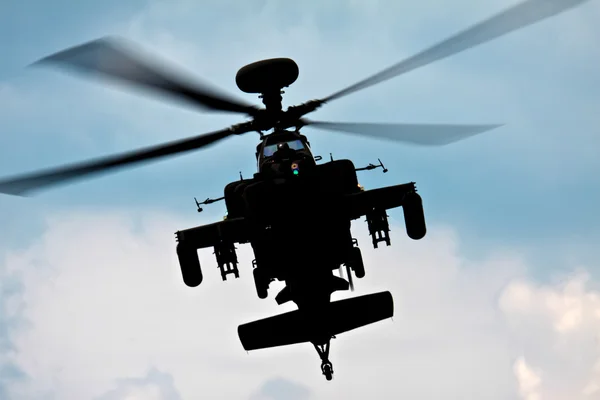 Blue Eagles Apache aerial display at Biggin Hill Airshow — Stock Photo, Image