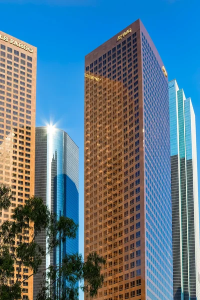 Financial district of Los Angeles — Stock Photo, Image