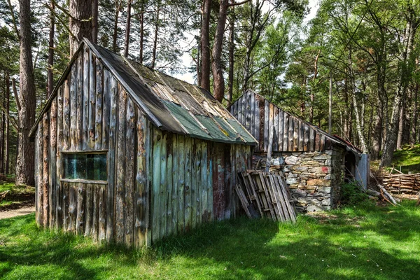 Cabane abandonnée près du Loch an Eilein — Photo