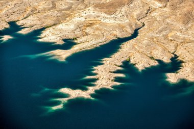 lake Mead havadan görünümü