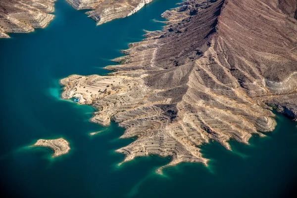 Vista aérea do Lago Mead — Fotografia de Stock