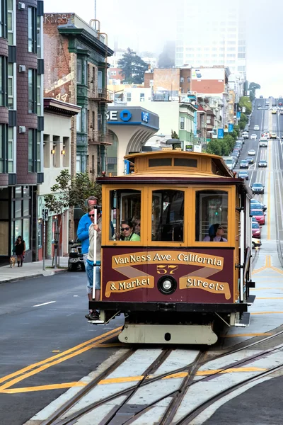San Francisco cablecar — Stok fotoğraf