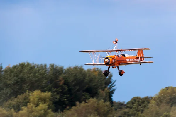 Breitling Wingwalker - Boeing Stearman — Fotografia de Stock