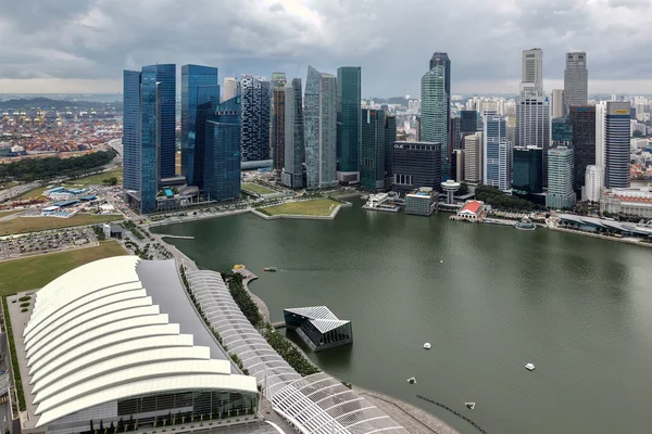 Linha do horizonte de Singapura — Fotografia de Stock