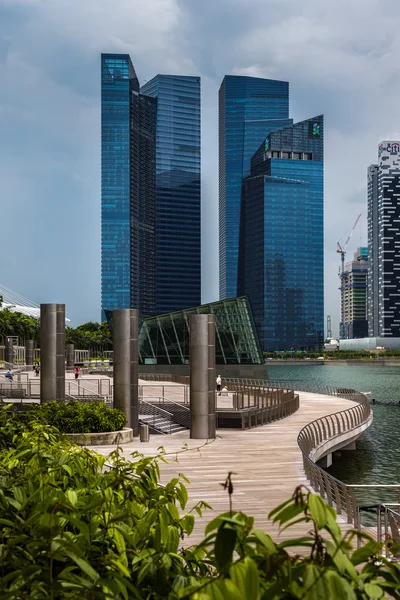 Skyline von Singapore — Stockfoto