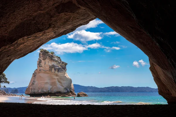 Catedral enseada Coromandel Península — Fotografia de Stock