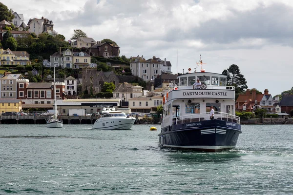 Dartmouth Castle barca da diporto — Foto Stock