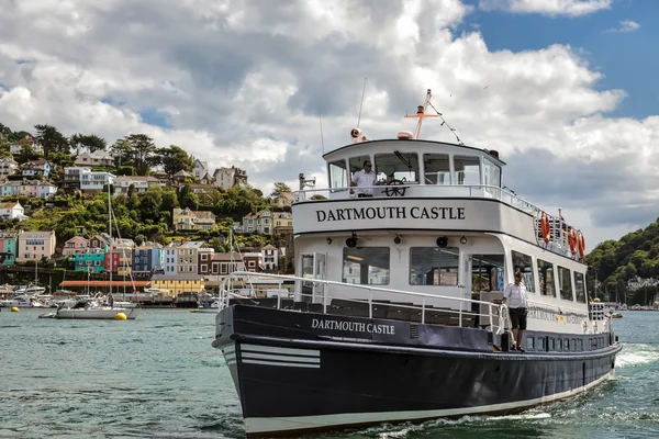 Dartmouth Castle pleasure boat — Stock Photo, Image