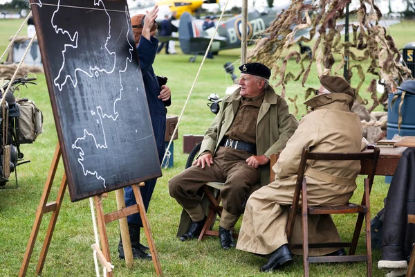 Реконструкция второй мировой войны в Goodwood Revival — стоковое фото