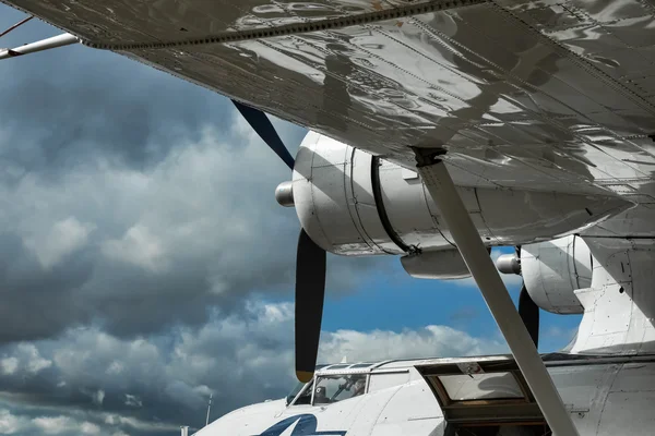 Primo piano di una barca volante Catalina — Foto Stock