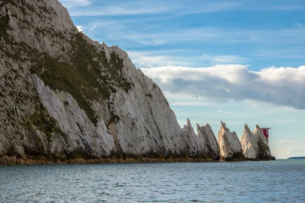 View of the Needles Isle of Wight — Stock Photo, Image