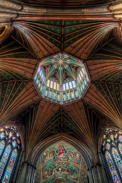 Ceiling detail Ely cathedral — Stock Photo, Image