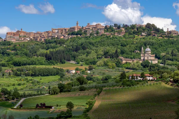 Kirche San Biagio Toskana — Stockfoto