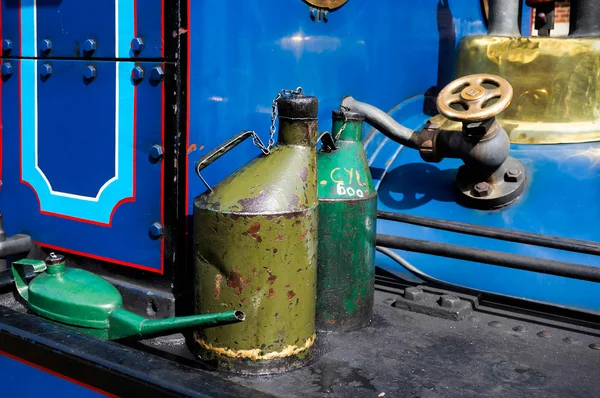 Partial View Bluebell Steam Engine at Sheffield Park Station — Stock Photo, Image