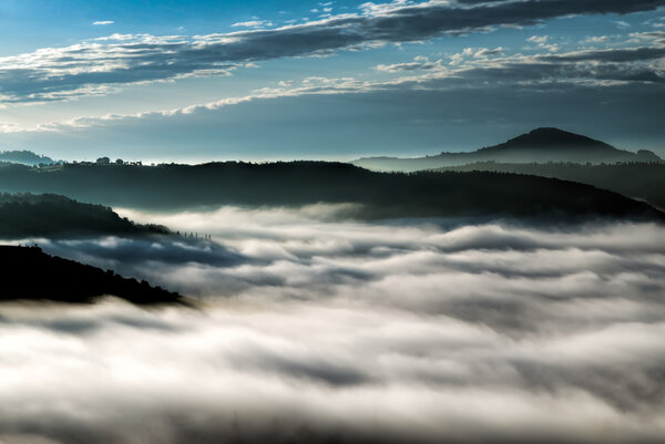 Sunrise over Val d"Orcia