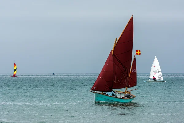 Sailing Across the Torridge and Taw Estuary — Stock Photo, Image